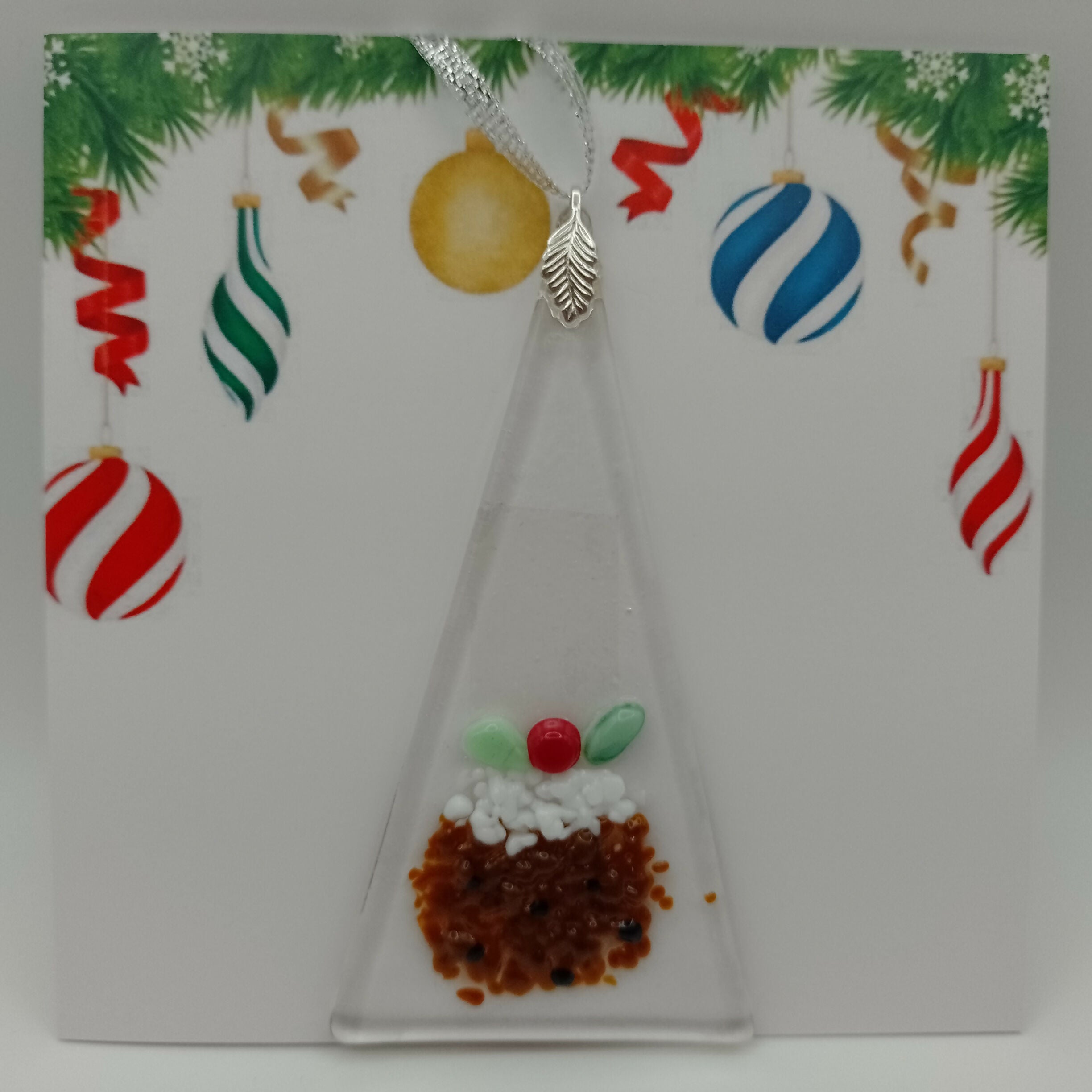 Fused Glass Christmas Card