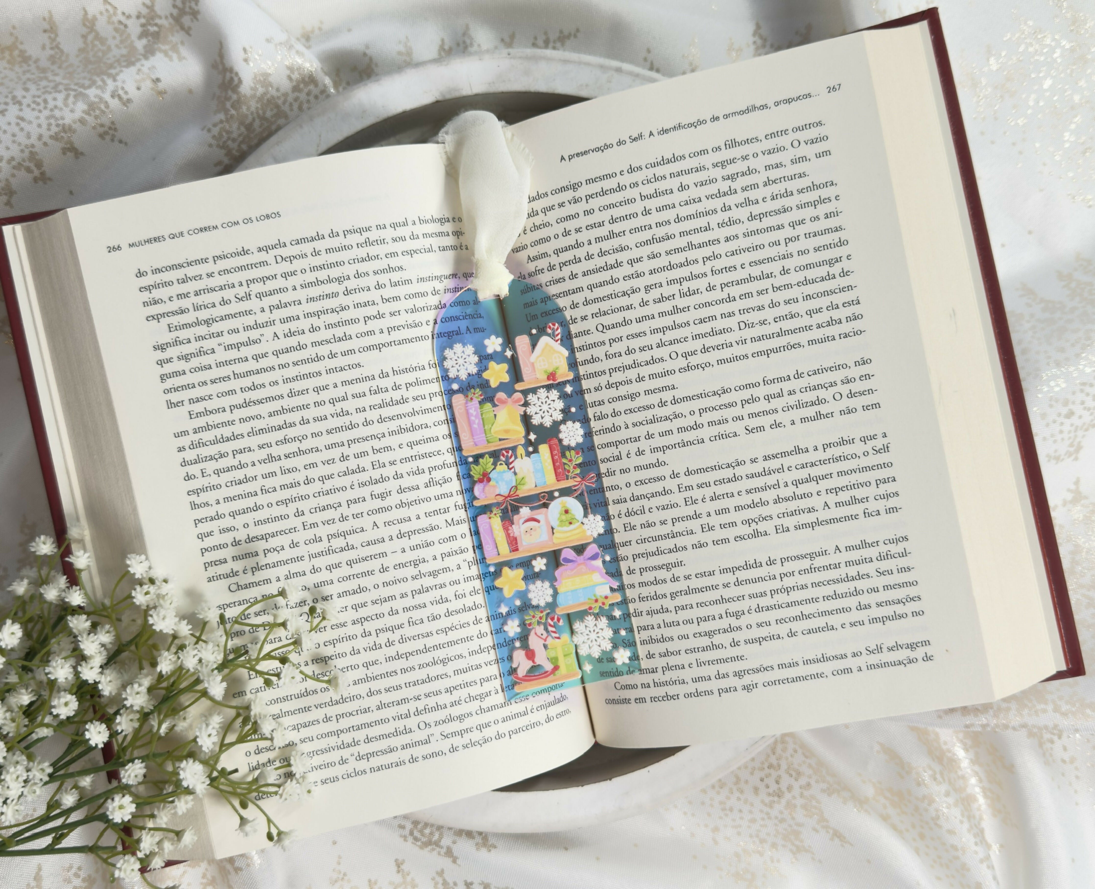 Iridescent Acrylic Bookmark Pastel Bookshop Wonderland