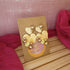 Yellow Heart Polymer Clay Earrings With Gold Pearls