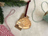 Ginger Cat Wooden Christmas Tree Decoration