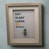 Eat, Sleep, The Whites/Leeds United Football - Medium