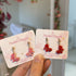 Dangle bows earrings