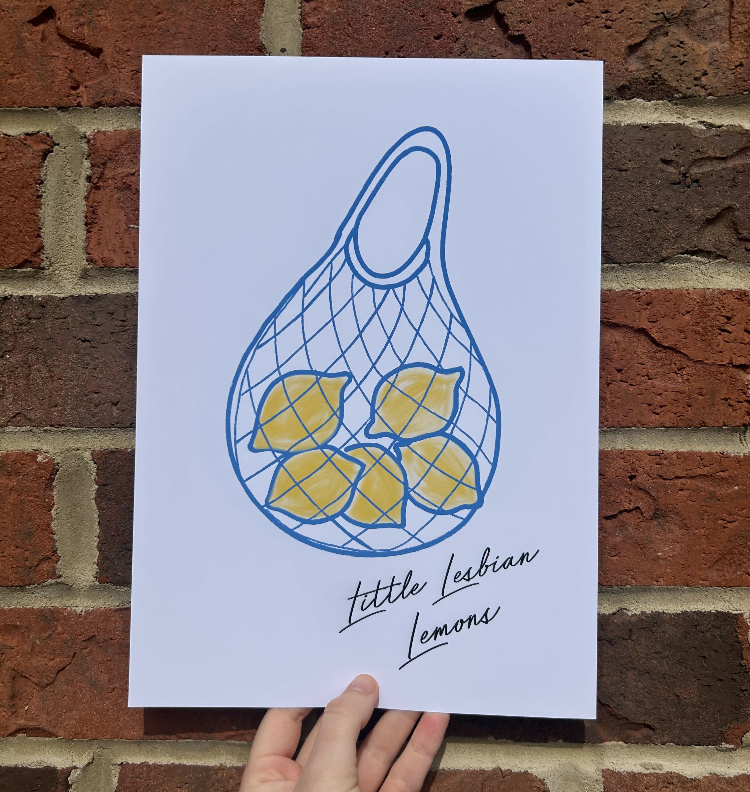 LITTLE LESBIAN LEMONS PRINT