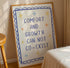 Comfort And Growth Cannot Co-Exist Print