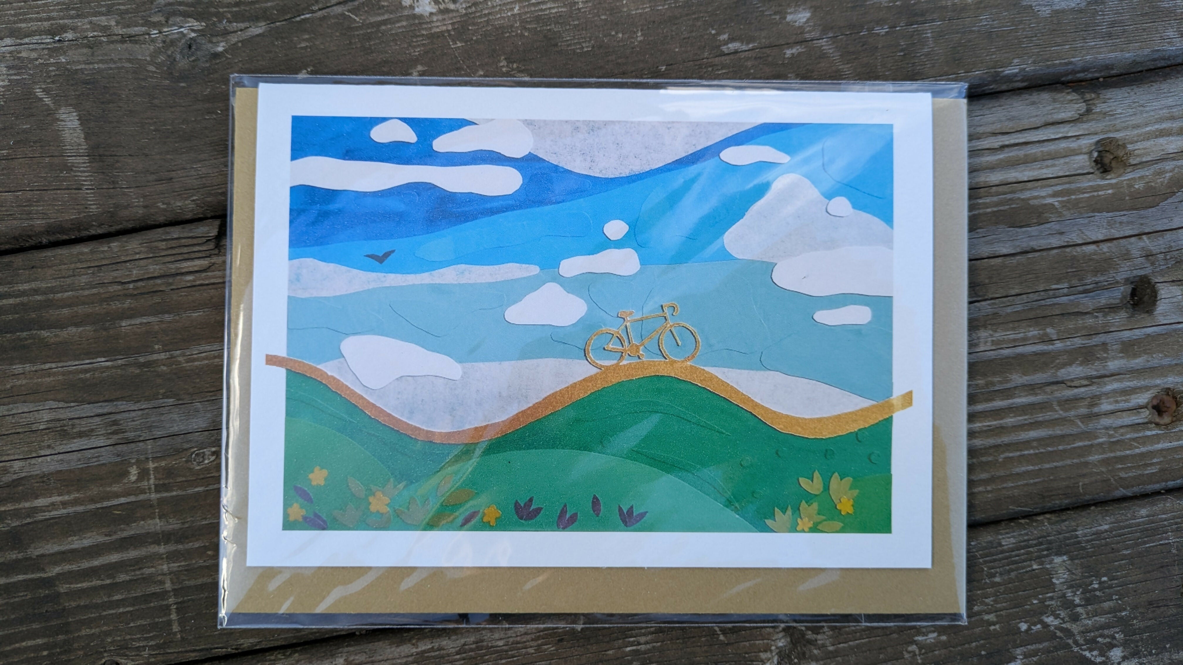 Bicycle Adventure Greeting Card
