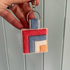 DIY Bargello Stitched Keyring Kit