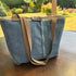 Unique Handcrafted Structured Denim Tote Shopping Bag Handbag Made From Upcycled Jeans