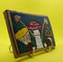 Toadstool and Hedgehog Clay Tile