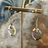 Handmade Gold Vermeil Mixed Tourmaline Earrings