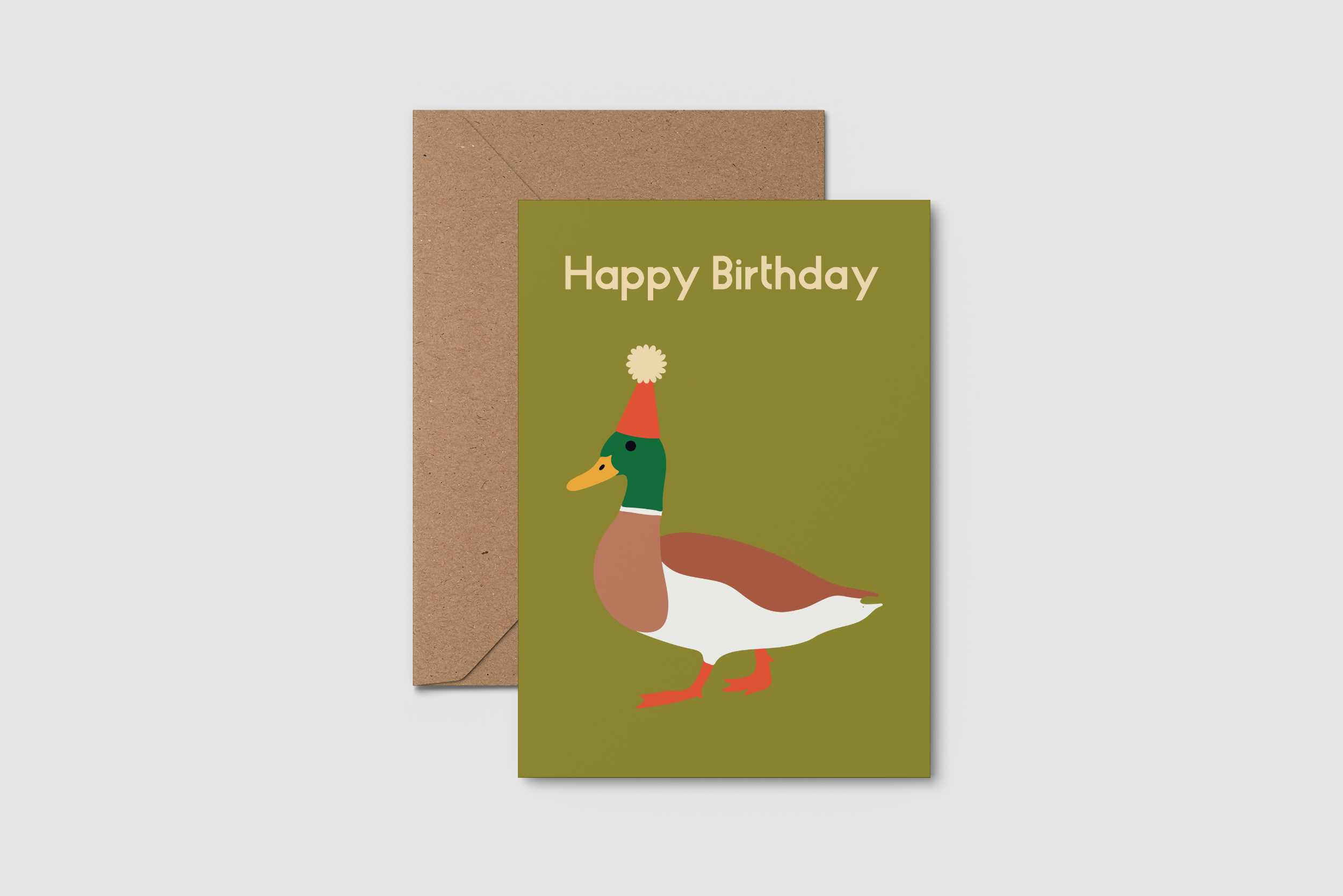 Party Duck Birthday Card