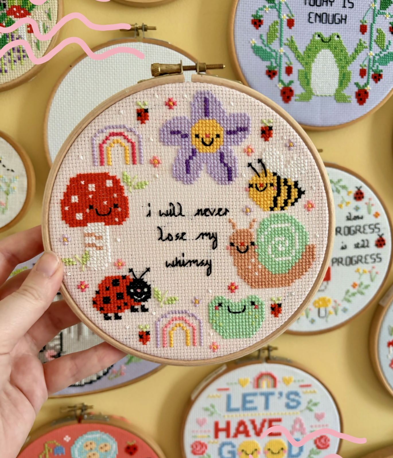 I Will Never Lose My Whimsy *Cross Stitch Kit*