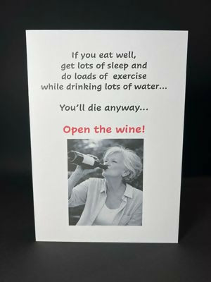 Open the Wine - Cheeky Card