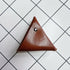 Fold Edge Triangle Leather Coin Case