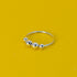 ‘Orbit’ Sterling Silver Polished Bead Fidget Ring