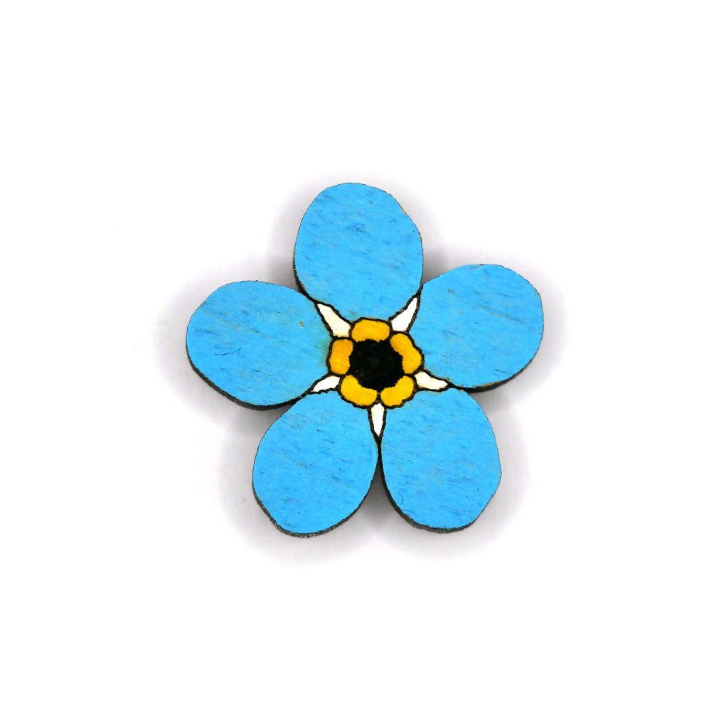 Forget-me-not Pin Badge
