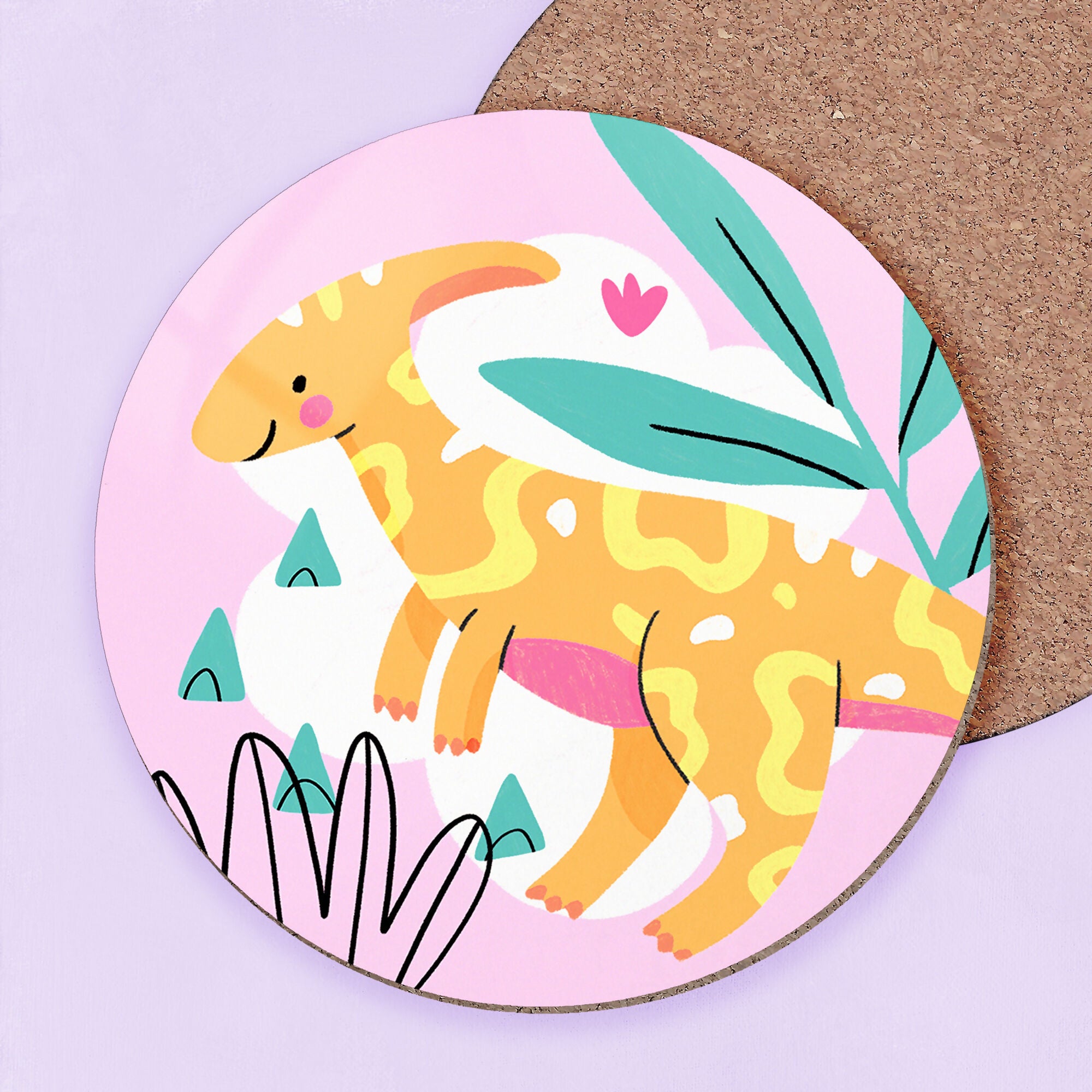 Orange Dinosaur Coaster