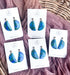 Ocean Dream Collection - Medium Semi Circle Polymer Clay Earrings