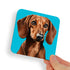 Dachshund Brown Dog Coaster