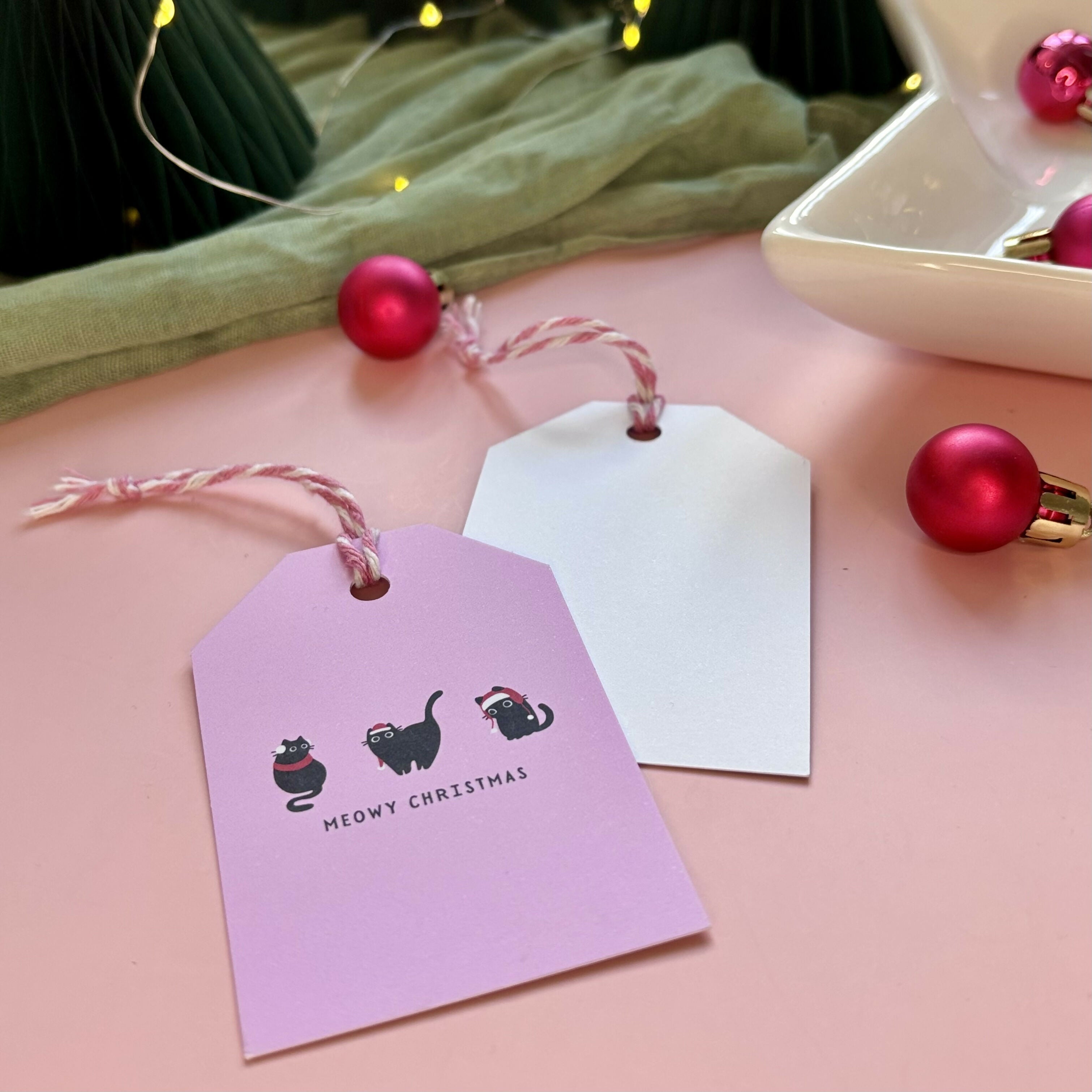Purrfect Christmas Gift Wrap Set