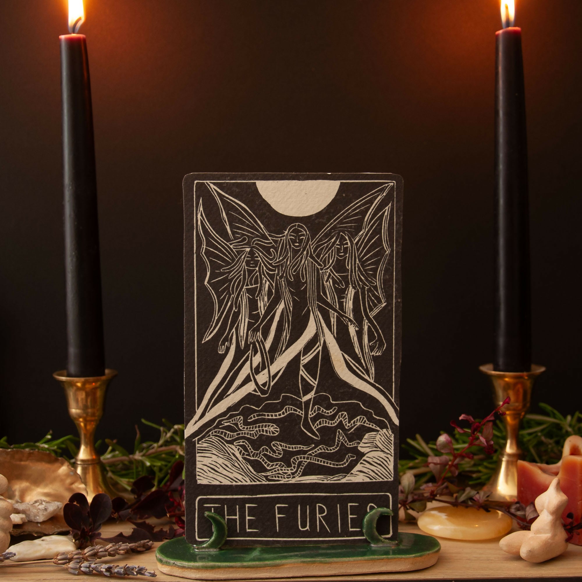 THE FURIES GODDESS ALTAR CARD