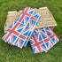 Set of Two Union Jack Linen Napkins
