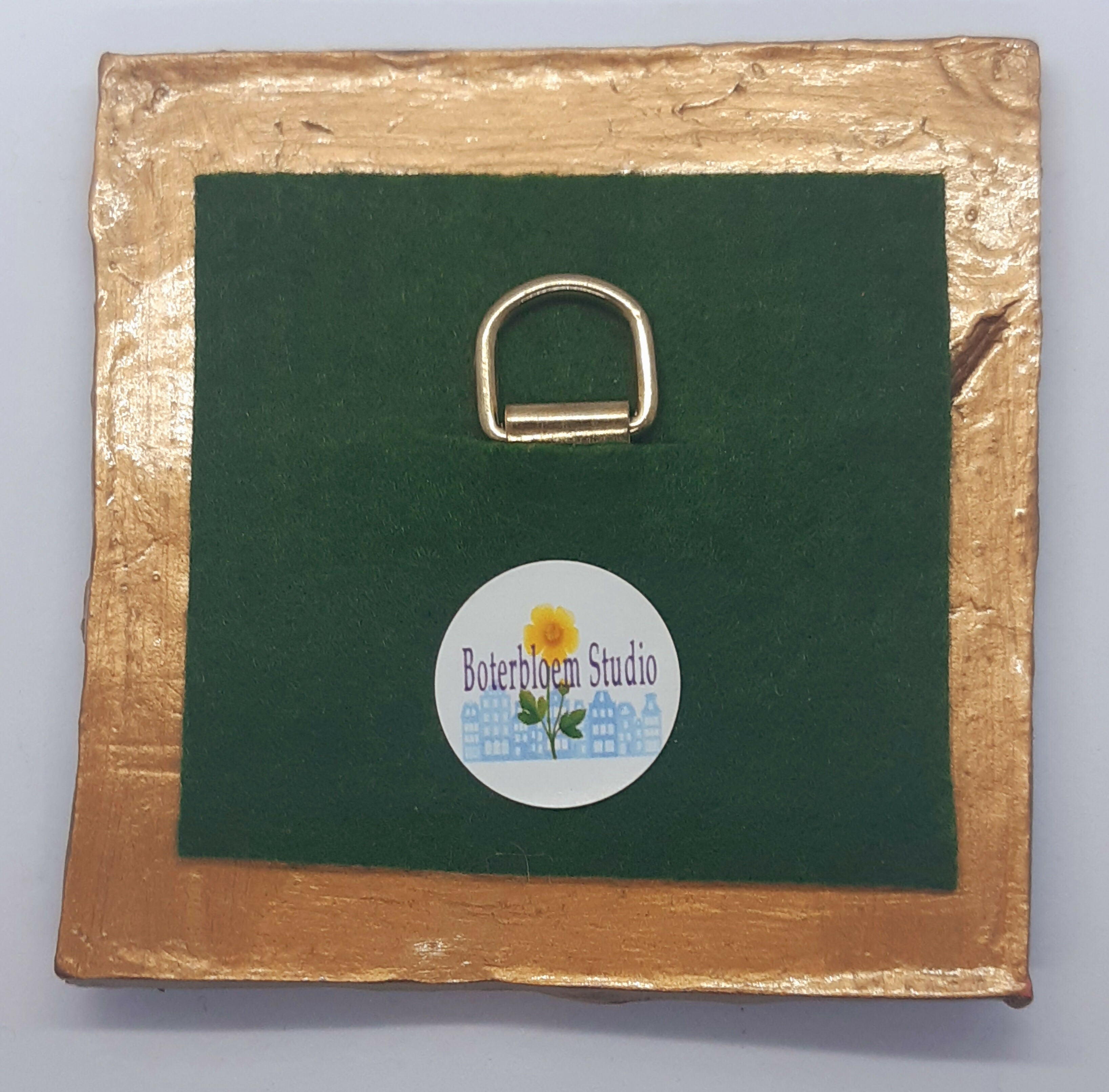 Daffodil Clay Tile in Relief