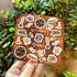 Dark Academia Brown Sticker Sheet