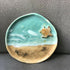 Porcelain Beach Sea Turtle Plate