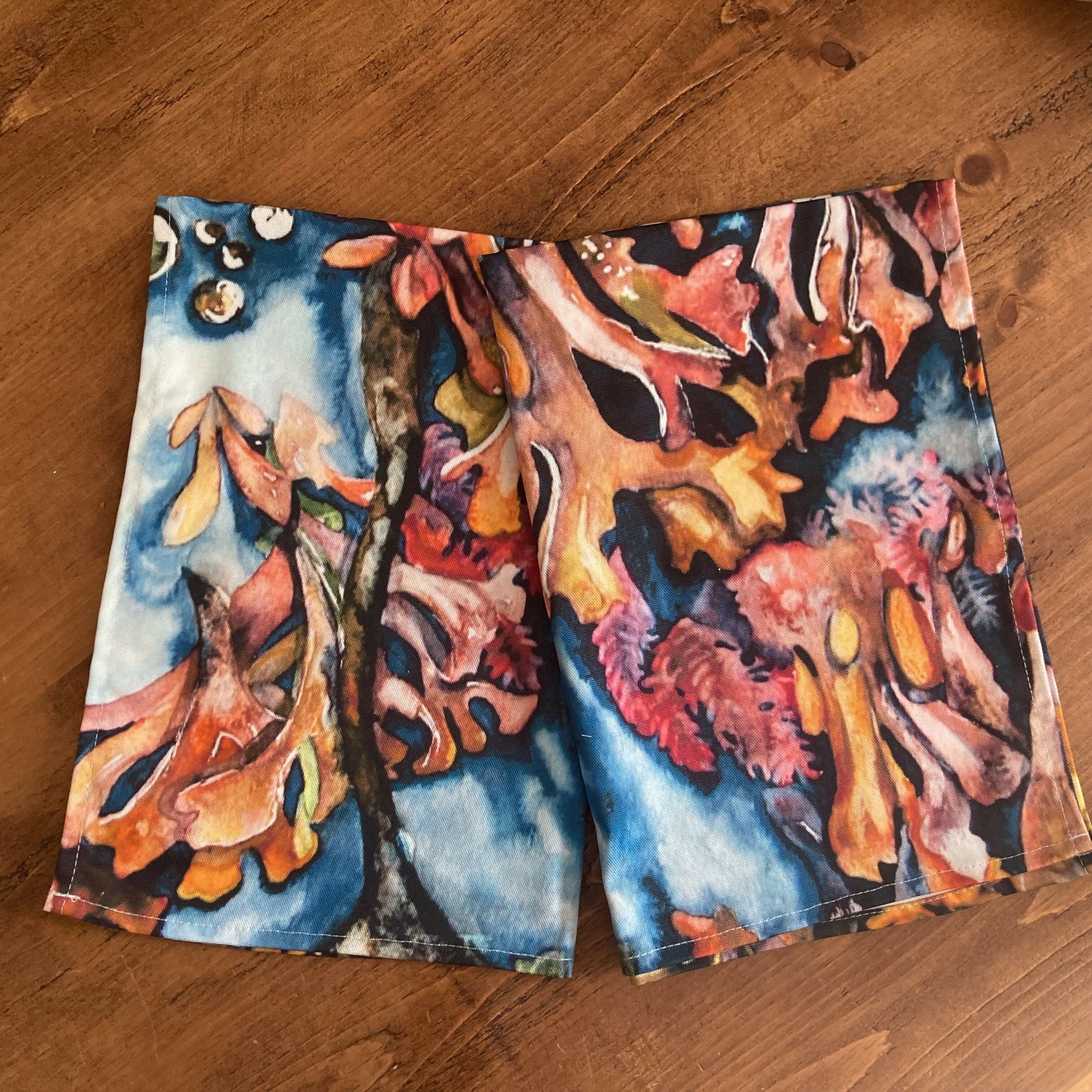 Red Algal Forest - Cotton Tea Towel