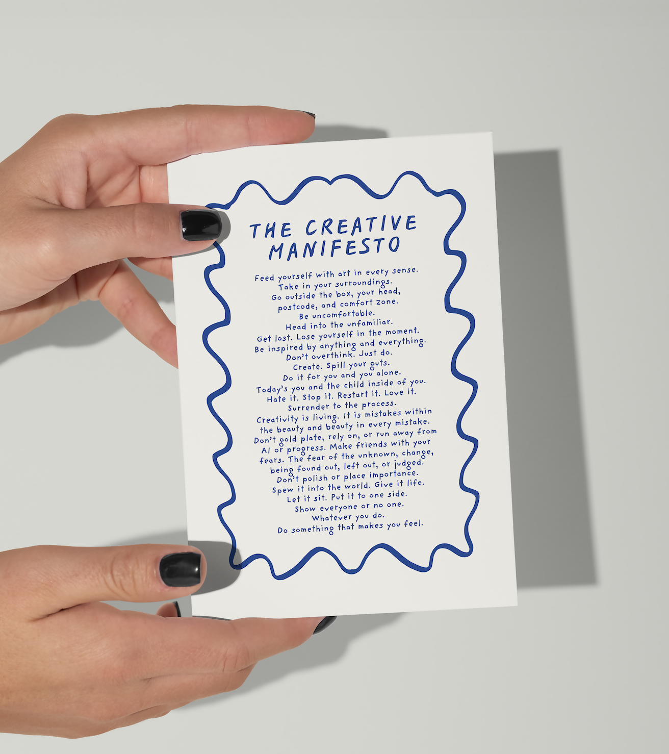 Creative Mini Manifesto Art Print