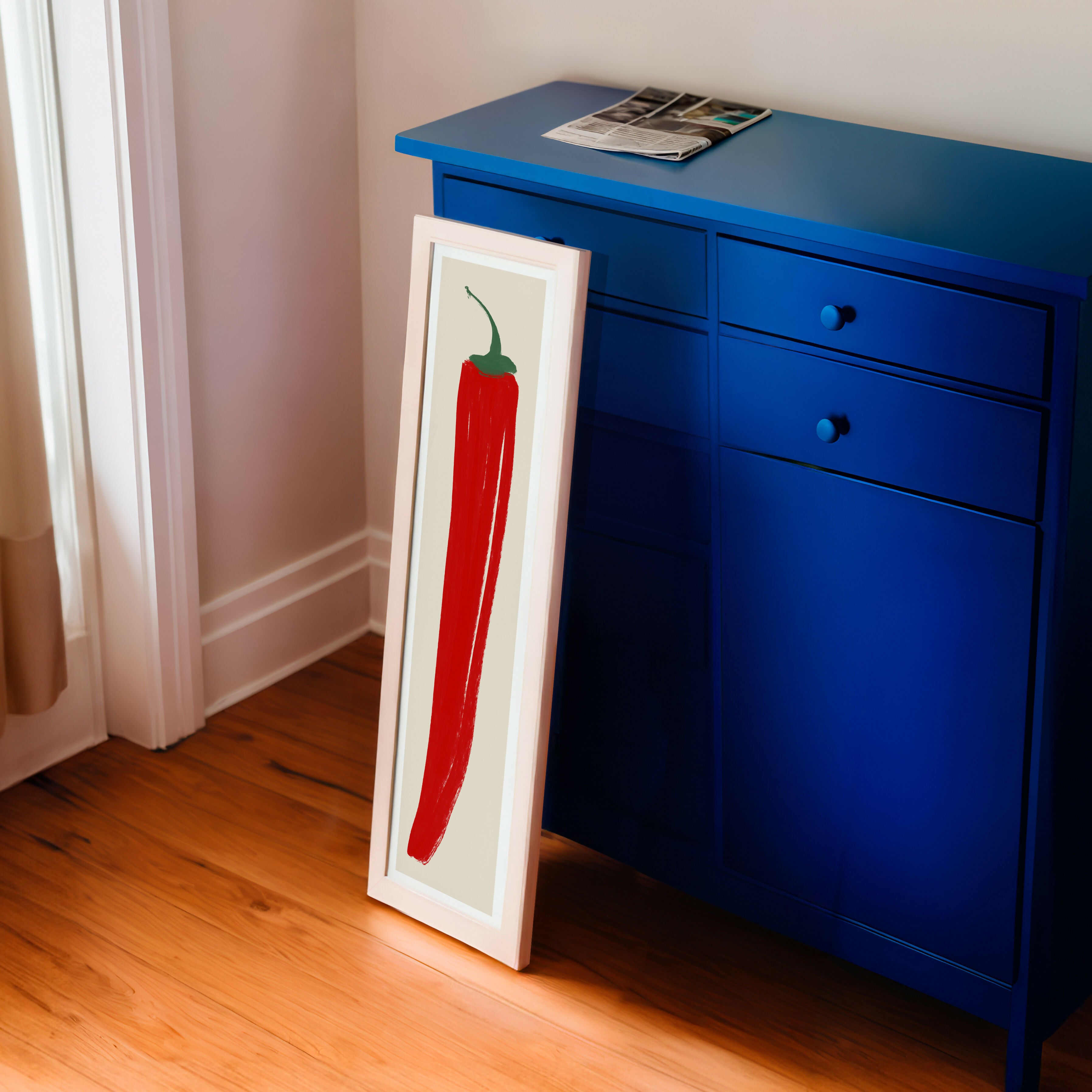 Chilli Panoramic Art Print