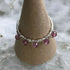Handmade Sterling Silver Rhodonite Beaded Ring Size M