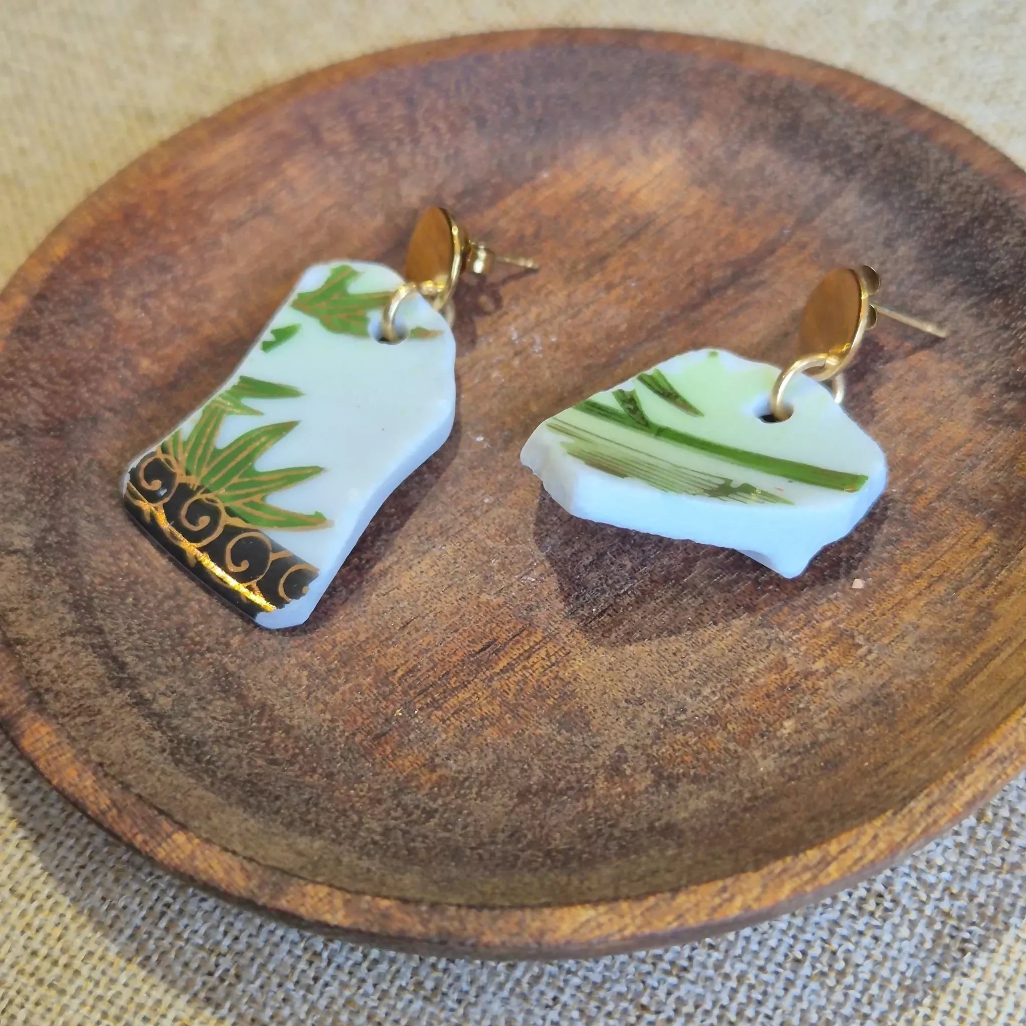 Recycled Ceramic Earring