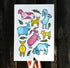 Goat Collection A4 Print
