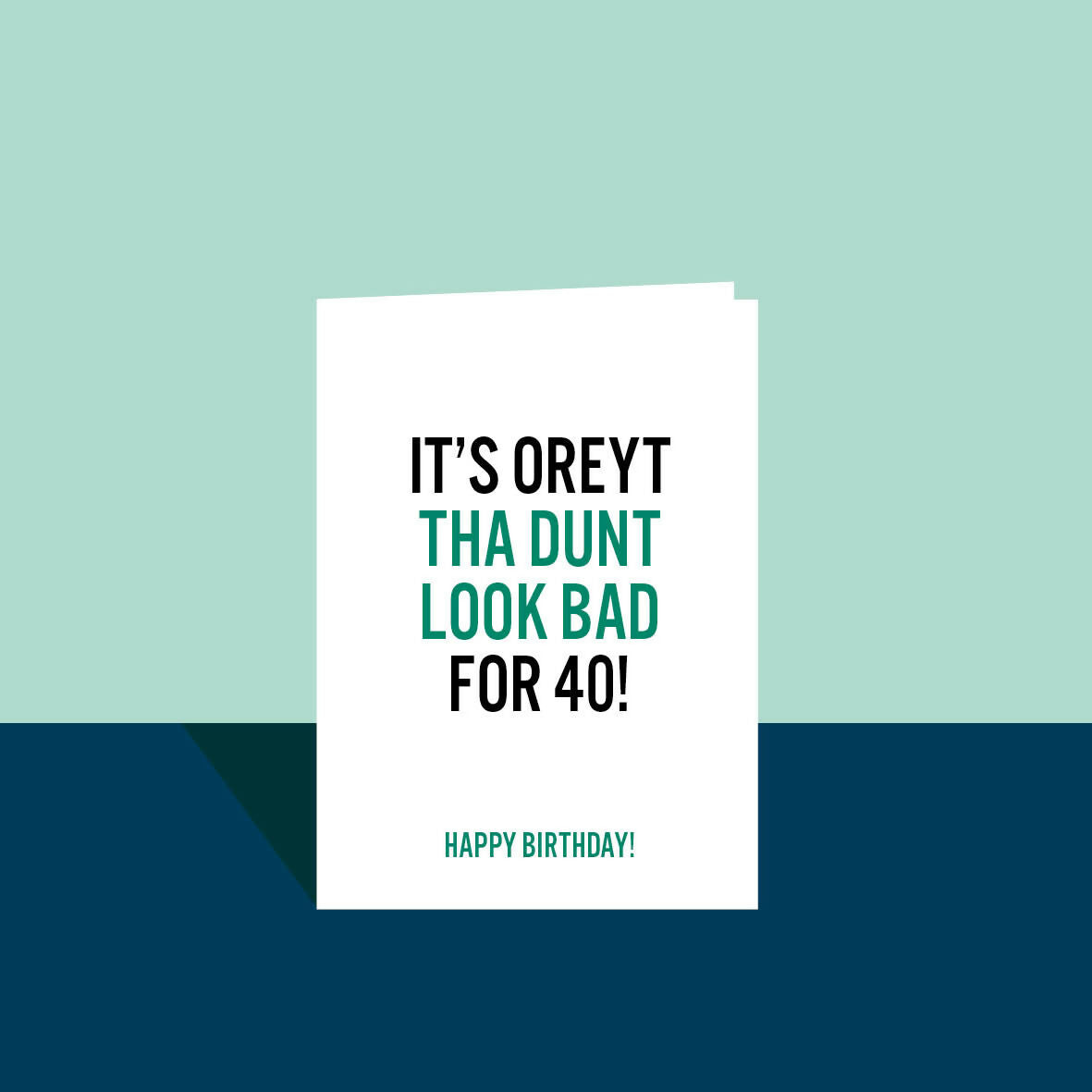 Yorkshire Saying Themed Age Cards