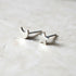 Sterling Silver Moon & Star Stud Earrings