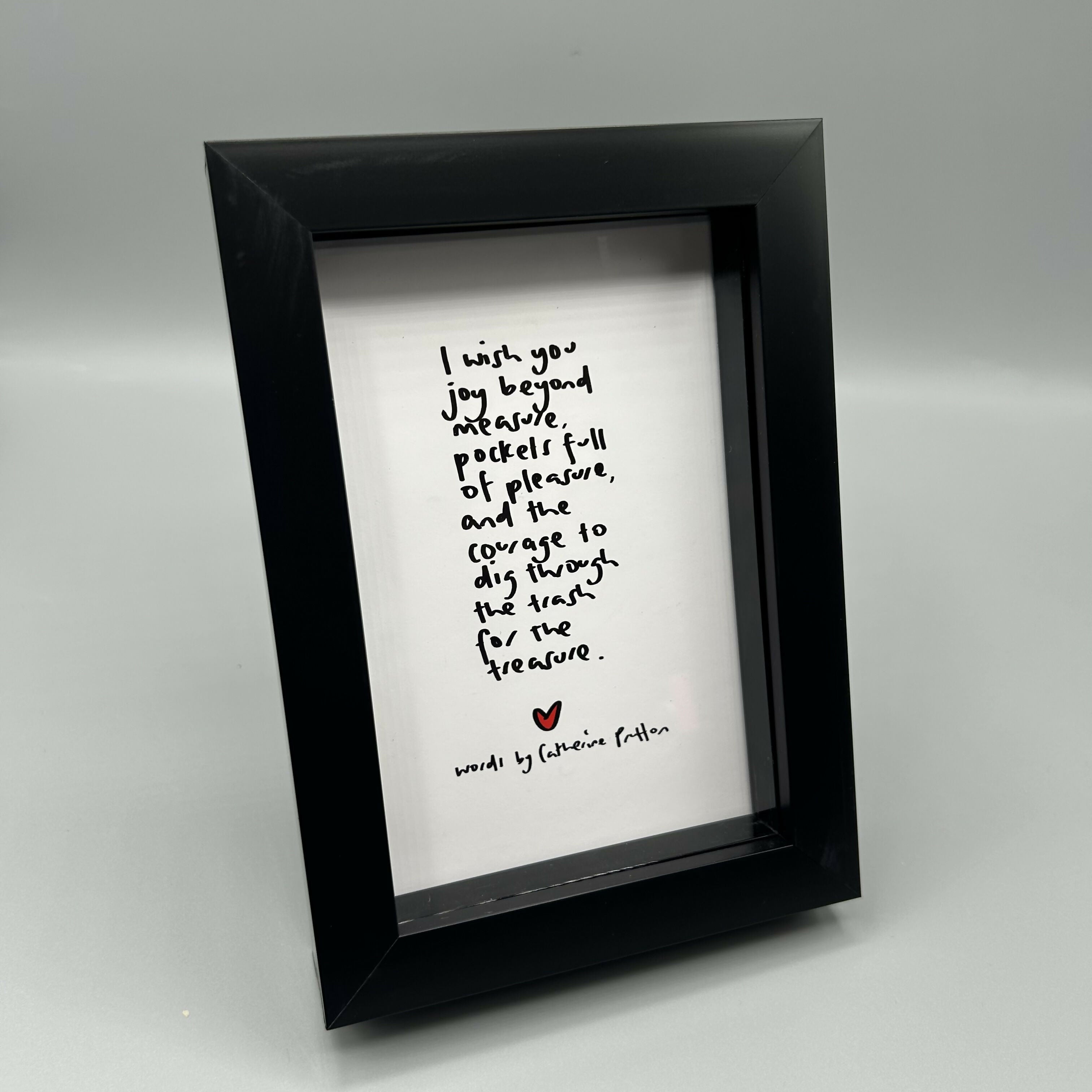 Original Poem - Multiple Options (A6 Box Frame)