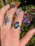 QUEEN'S LACE MARQUISE STAINLESS STEEL RINGS