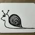 Snail Placemat – Pen And Ink Design