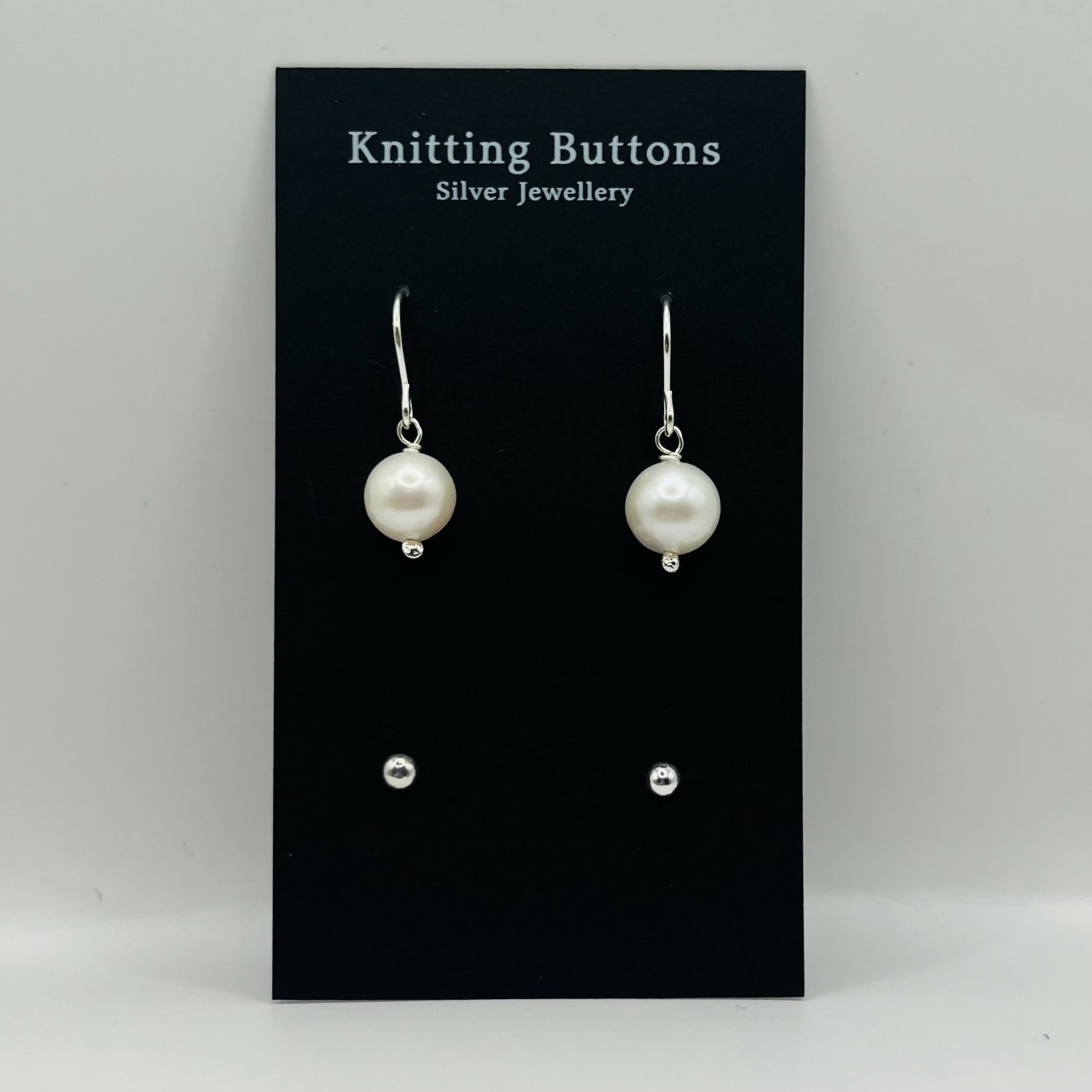 Pearl and Stud Earring Sets