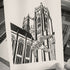 Beverley Minster Peregrines - Linocut Print