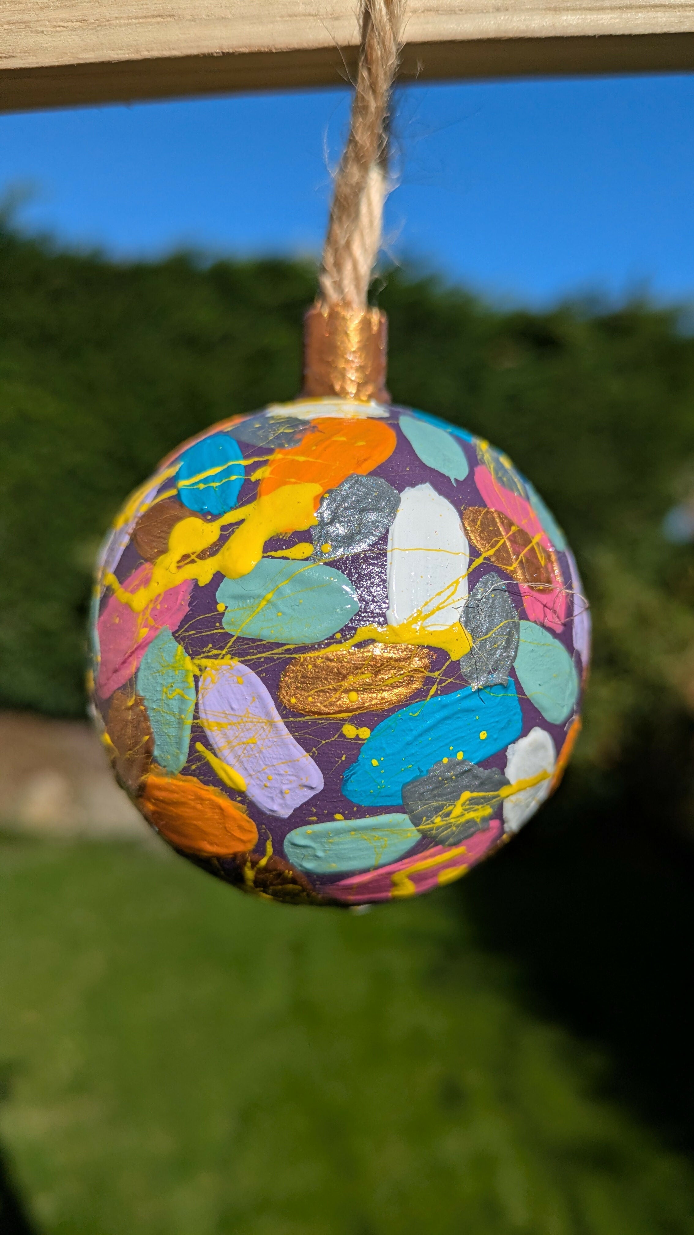 Hand Painted Christmas Bauble