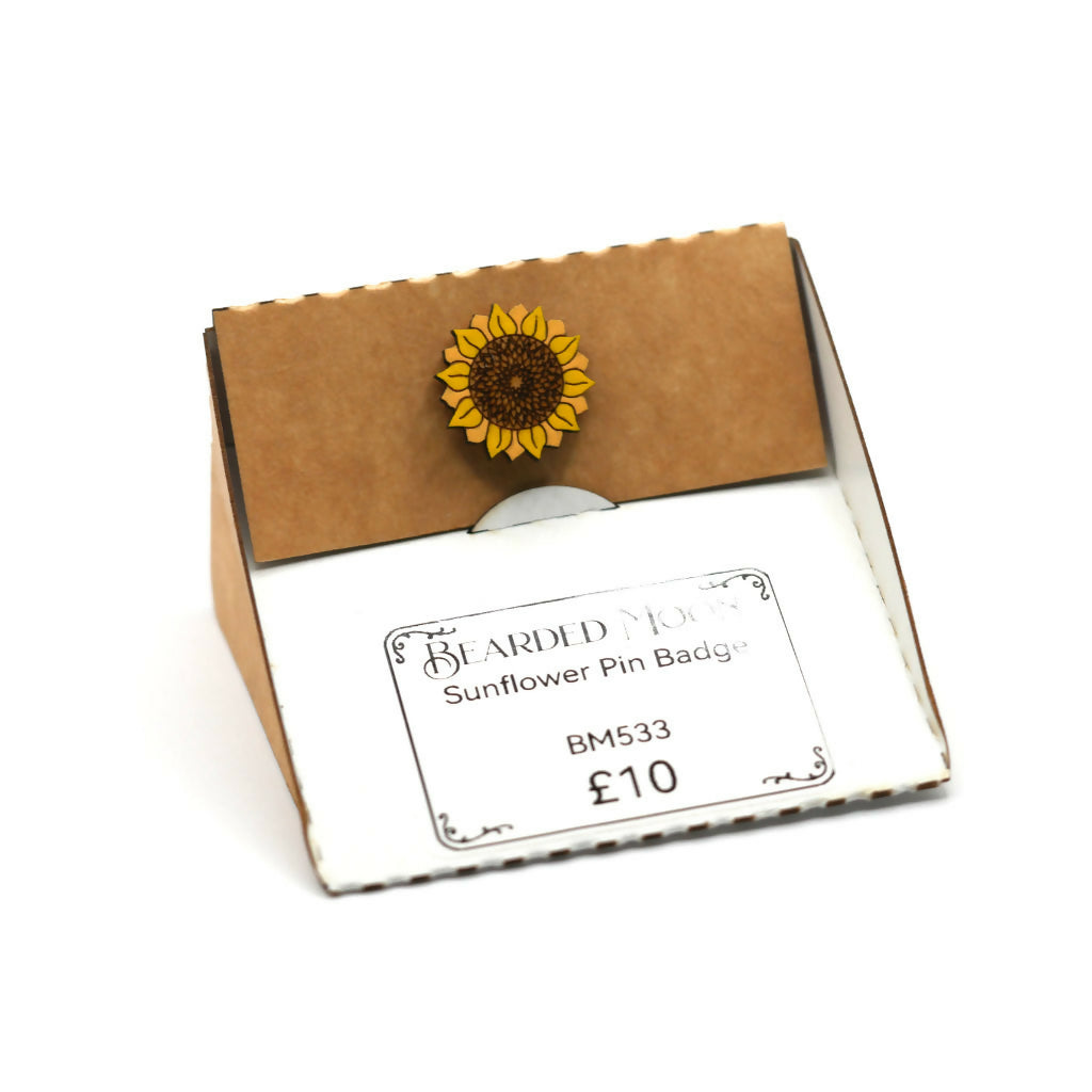Sunflower Pin Badge