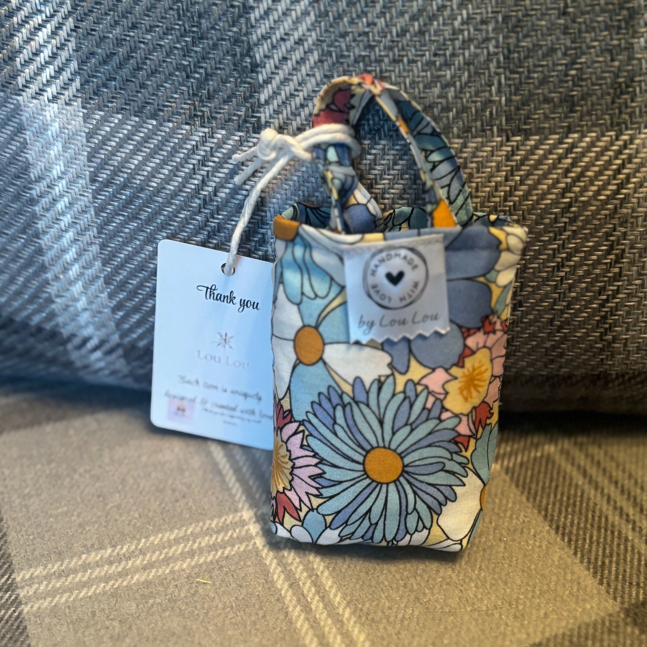 Handcrafted Shopping Tote Bag In A Bag Foldable Bag