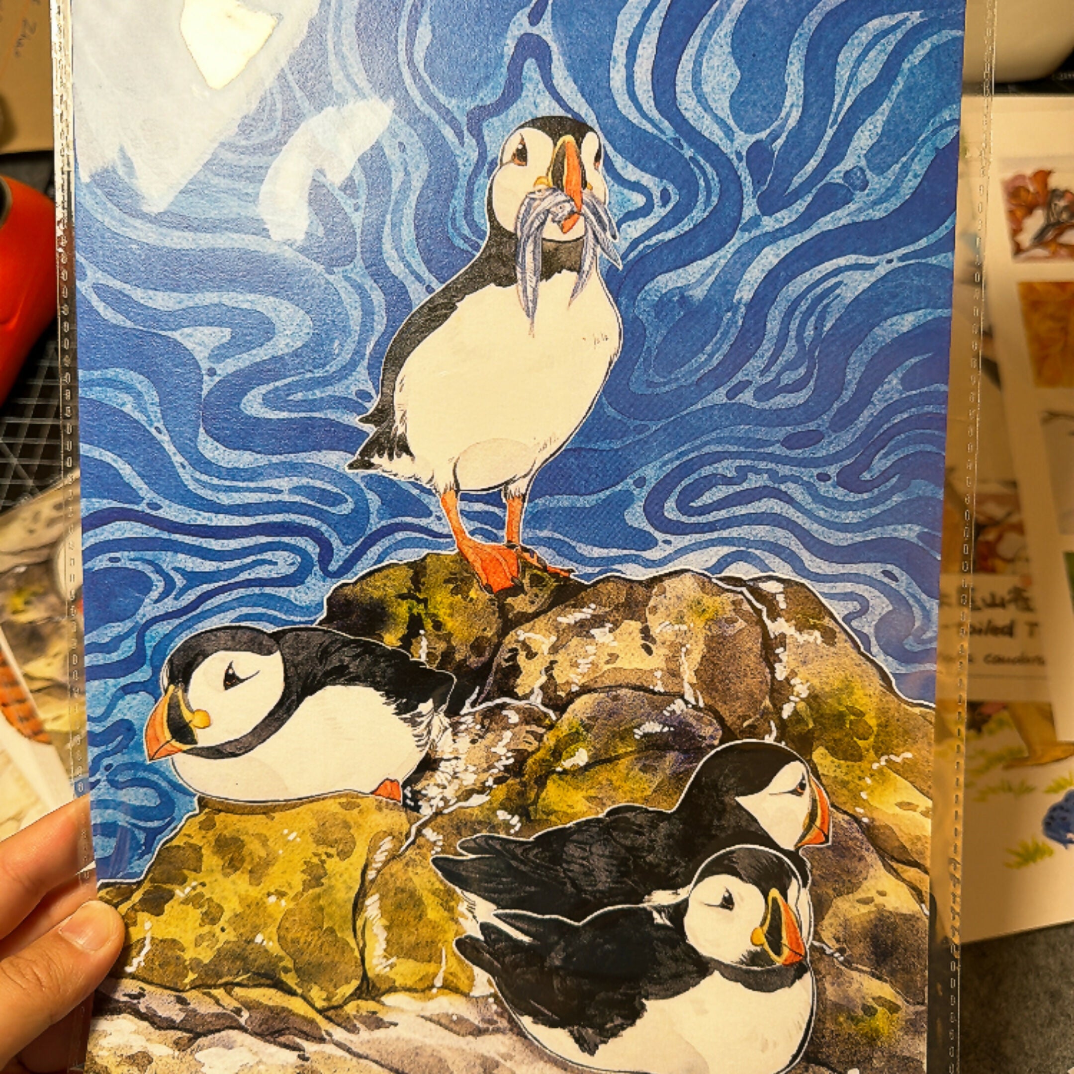 A4 Wild birds Prints