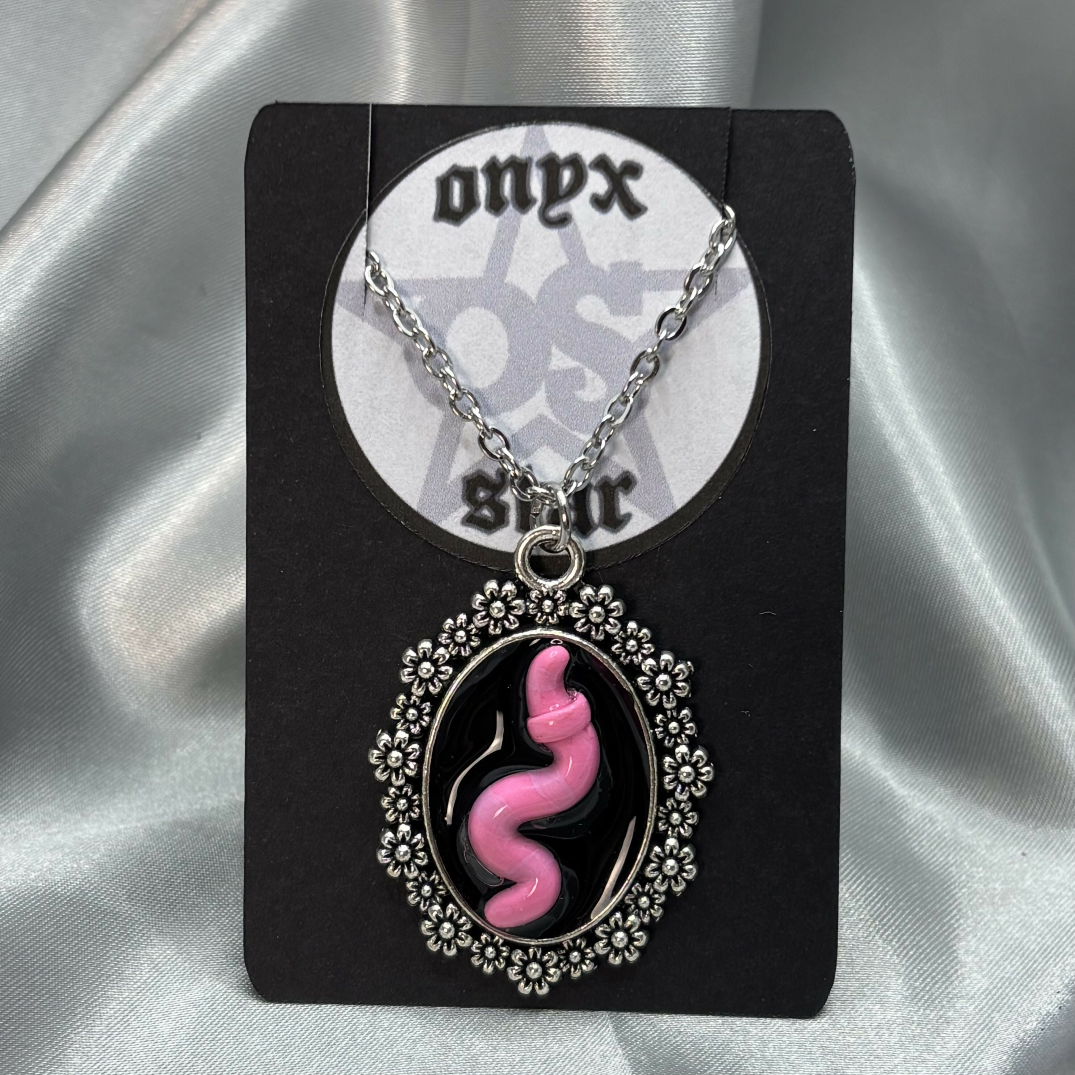 Worm Flower Necklace