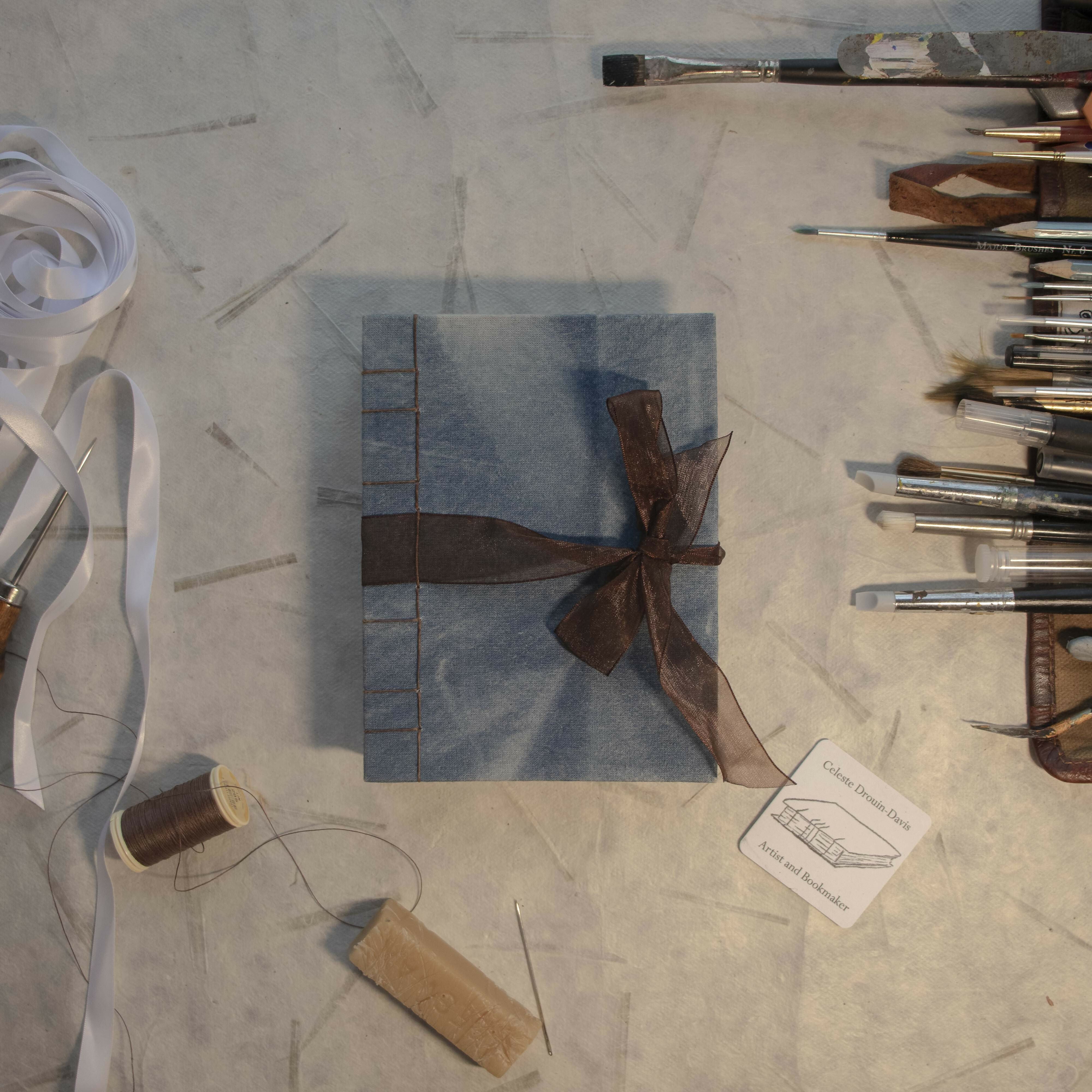 A6 Handmade Artists Sketchbook with Brown Paper
