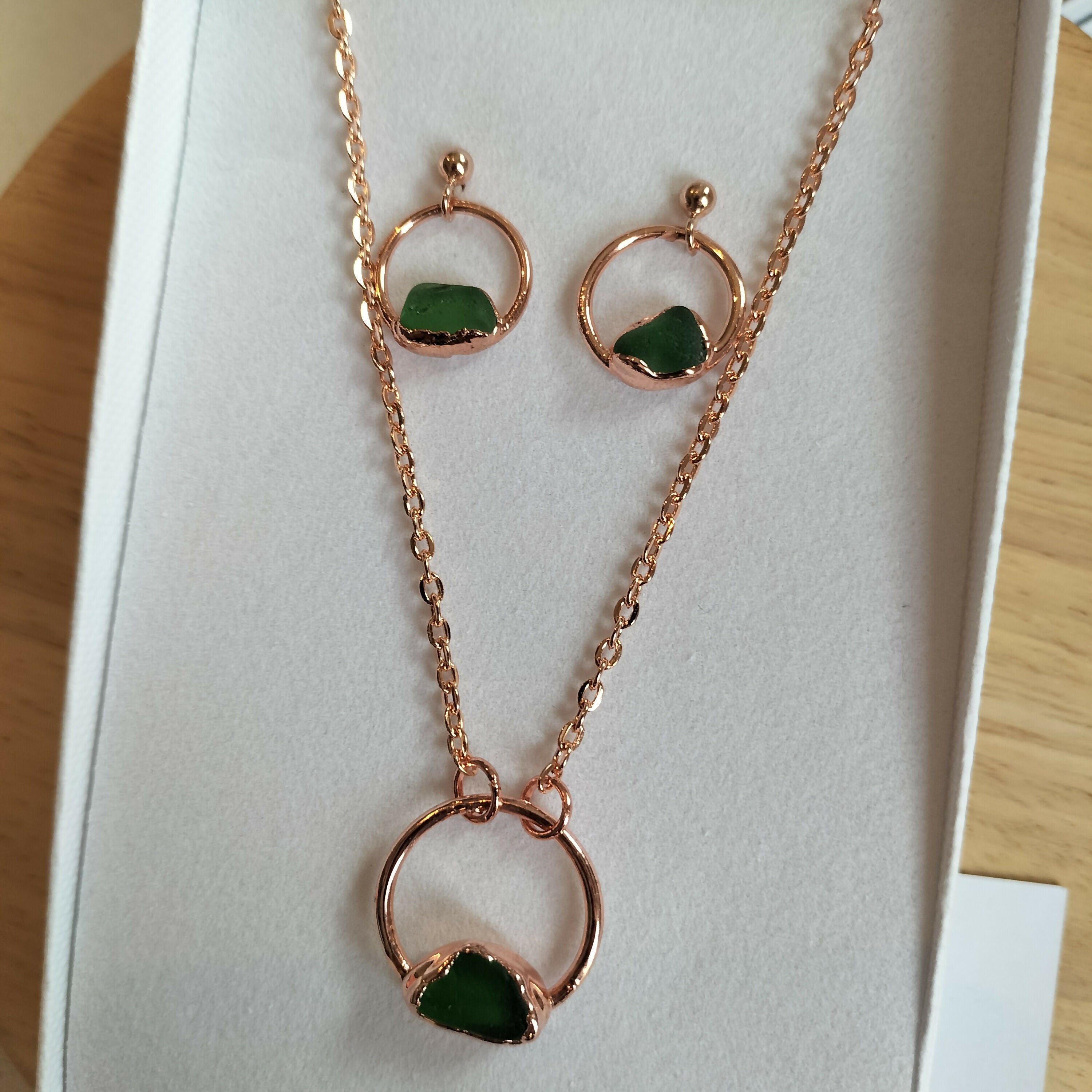 Seaglass Green Moon Giftset