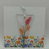 Fused Glass Flower Card
