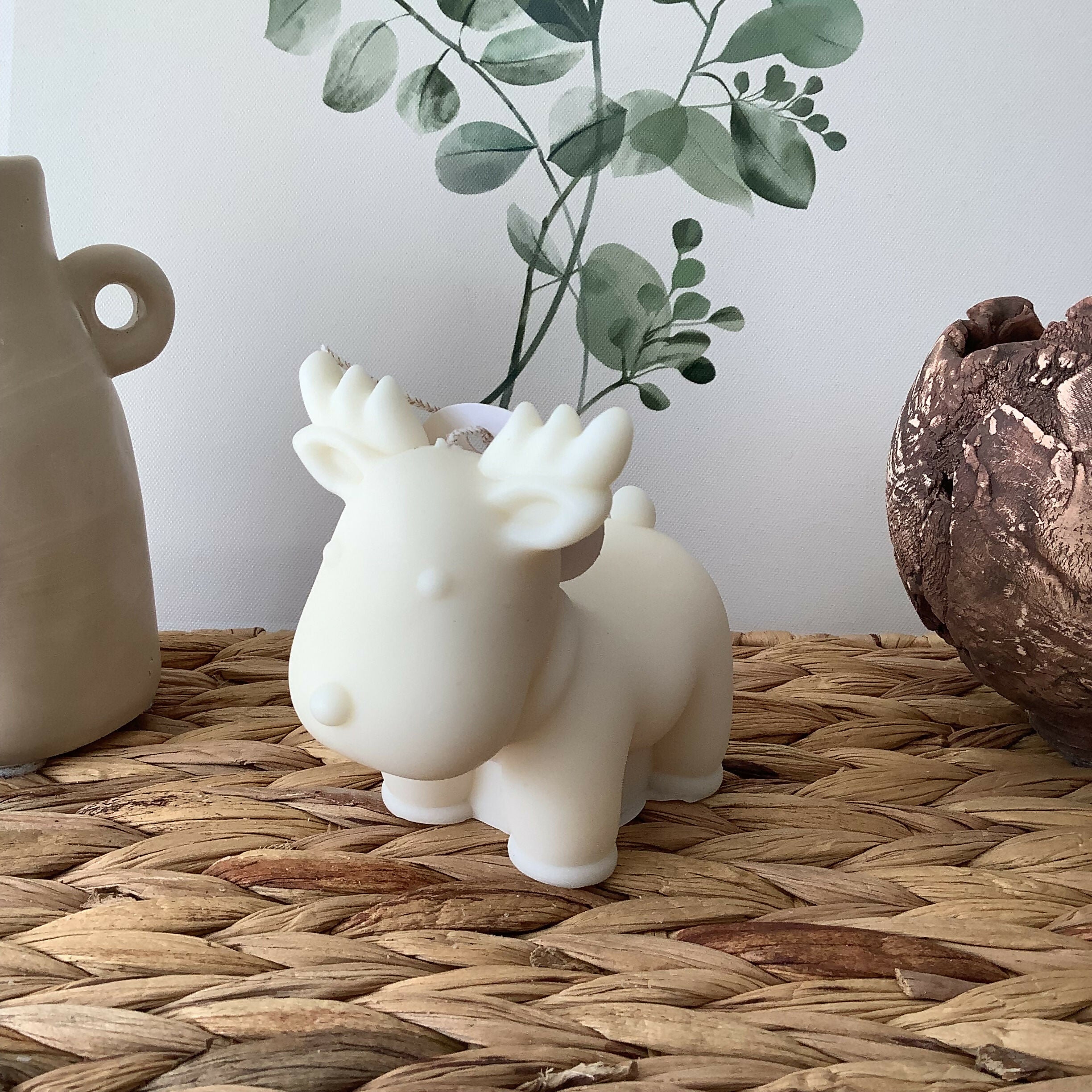 Reindeer Candle
